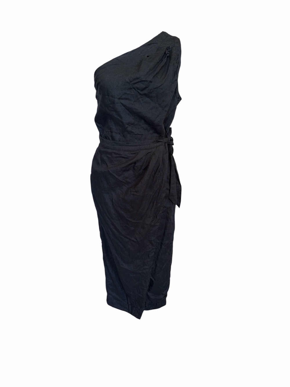 Anthropologie One-Shoulder Linen Dress - Picture 3 of 3